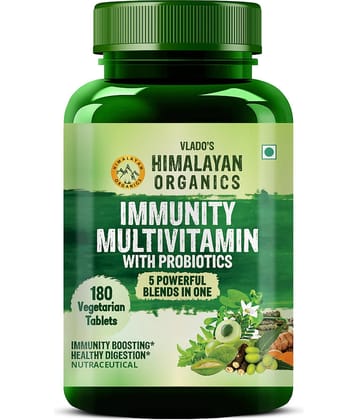 Vlado's Himalayan Organics Immunity Multivitamin Capsule with Probiotics Men & Women 180 No.s