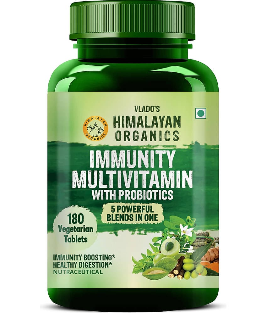 Vlado's Himalayan Organics Immunity Multivitamin Capsule with Probiotics Men & Women 180 No.s