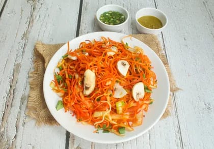 Mushroom Garlic Chowmien