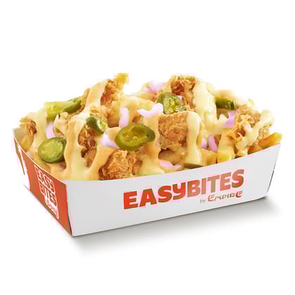 Chilli cheesy fries with popcorn
