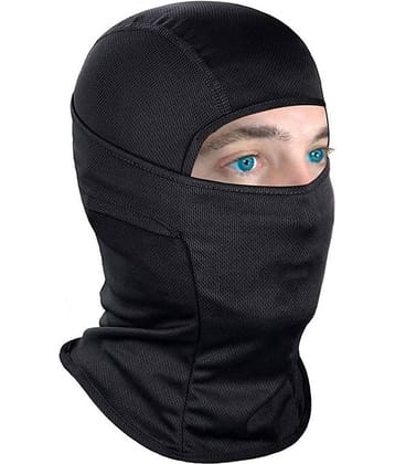Black Cotton Anti Pollution Face Cover Balaclava