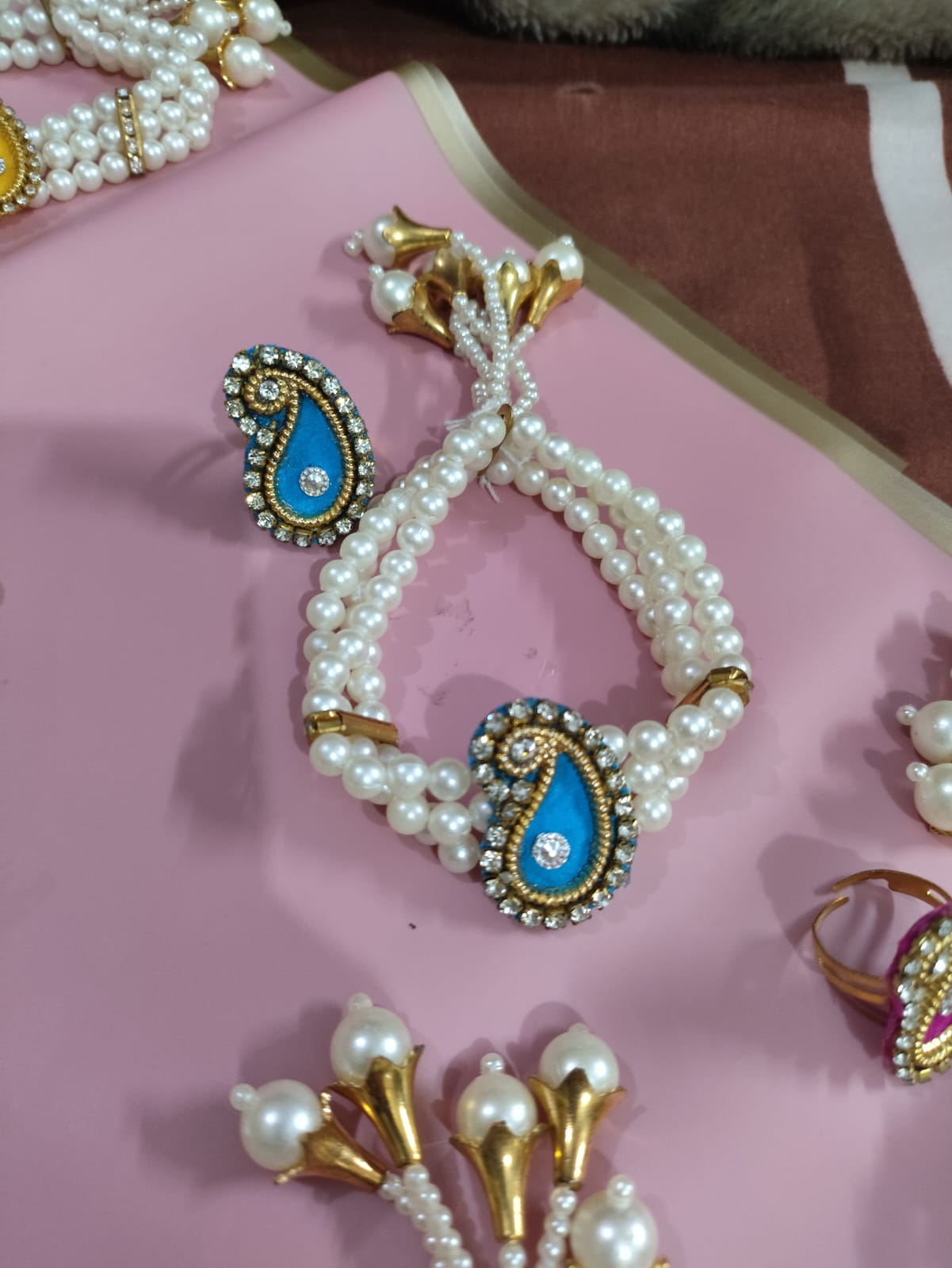 Elegant Hand Harness Bracelet with Ring