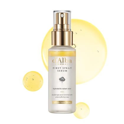 d'alba Piedmont Italian White Truffle First Spray Serum, Vegan Skin Care, Hydrating Face Moisturizer, Glow Serum for Radiant Skin, Non Comedogenic, All In One Mist, Korean Skin Care - 50ml d'alba Piedmont Italian White Truffle First Spray Serum, Vegan Sk