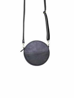 Ladies Sling Bag Round Blue Color