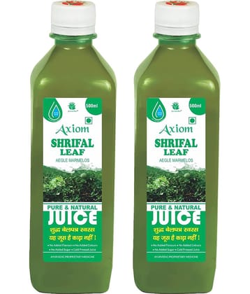 Axiom Shrifal Juice 500ml (Pack of 2) |100% Natural WHO-GLP,GMP,ISO Certified Product