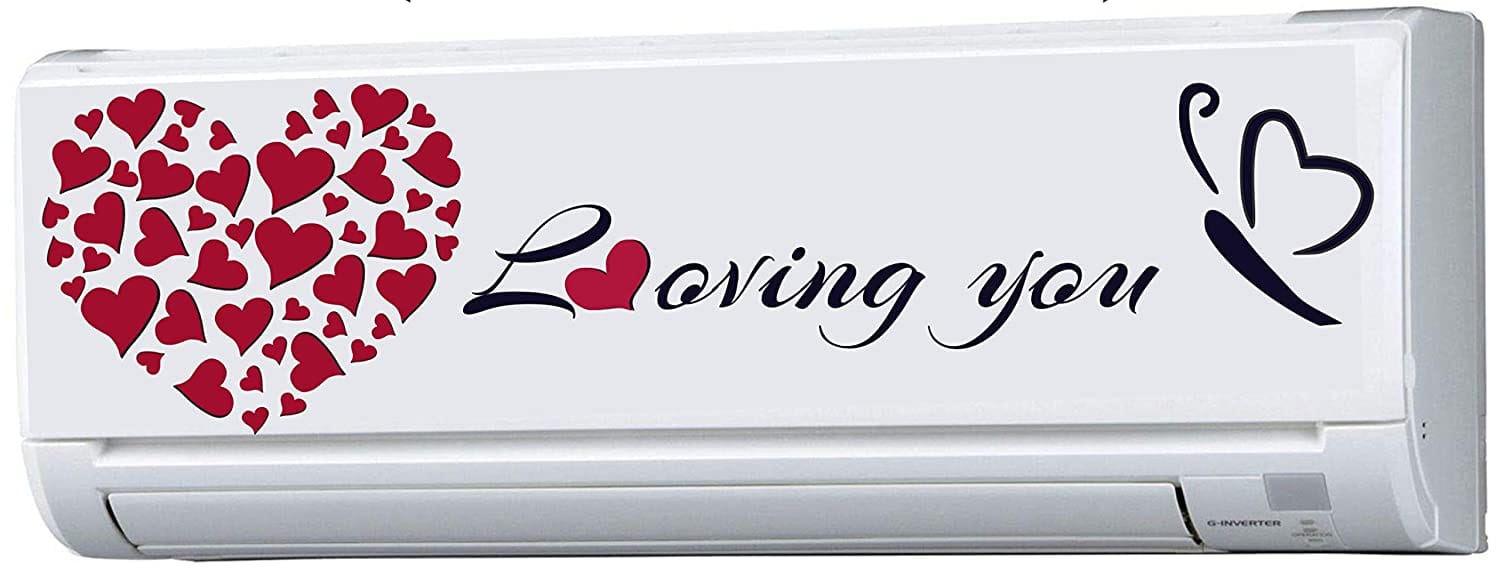 DreamKraft Decorative AC Air Conditioner Sticker (91 cm X 21 cm)