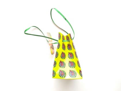 Yellow Mor Pankh Gift Bags - Small