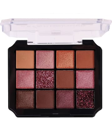 Seven Seas Color Balance Eyeshadow Palette | Matte,Shimmery & Glitter Eye Shadow Palette For Face Makeup (03, 24.4g)