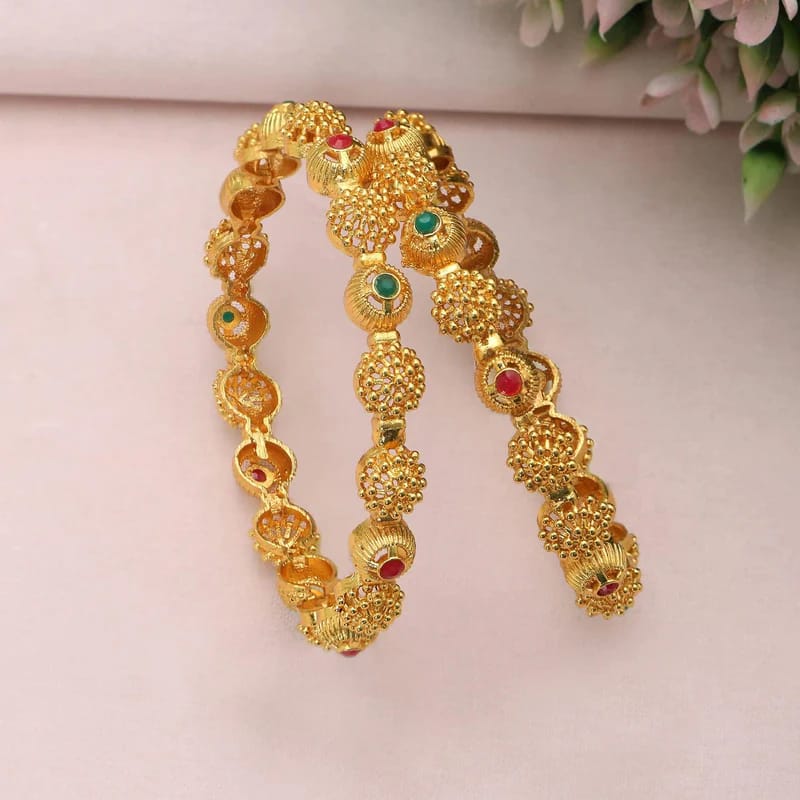 Traditional Rajwadi Ethnic Kada Set of 2