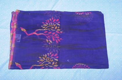 Elegant Blue Silk Saree