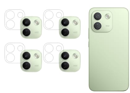 ISAAK Back Camera Lens Protector compatible for Redmi Note 17 Pro Max 5G (Pack of 4) ISAAK Back Camera Lens Protector compatible for Redmi Note 17 Pro Max 5G (Pack of 4)