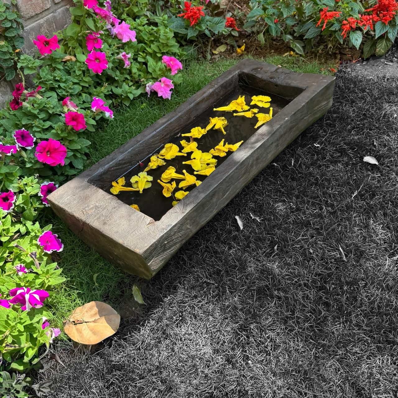 Wooden planter Burhan - 6