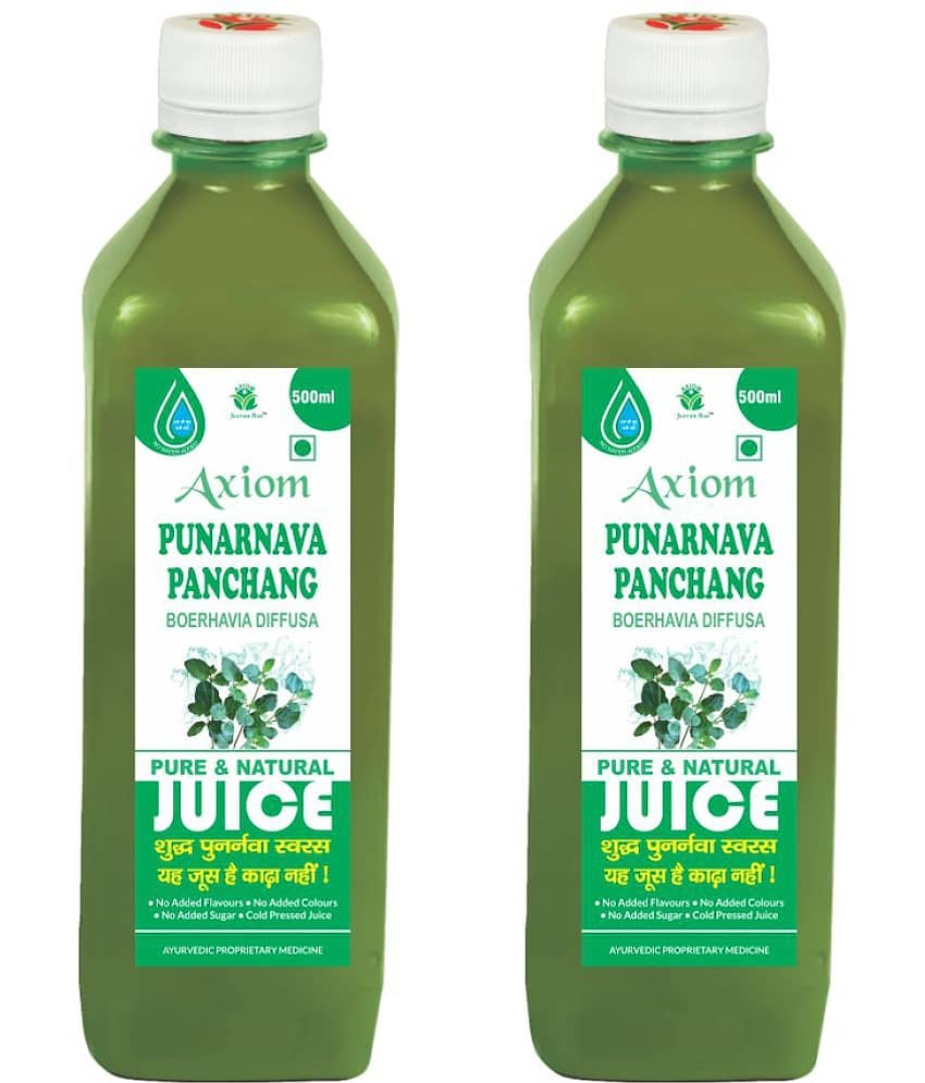 Jeevanras Punernava Juice 500 ml (Pack of 2)| 100% Natural WHO-GLP,GMP,ISO Certified Product