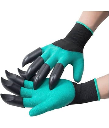 Sitarama Unisex Multicolor Woolen Garden Gloves For Winters
