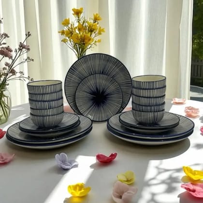 Indigo Radiance Dinner Set (20 Pcs)
