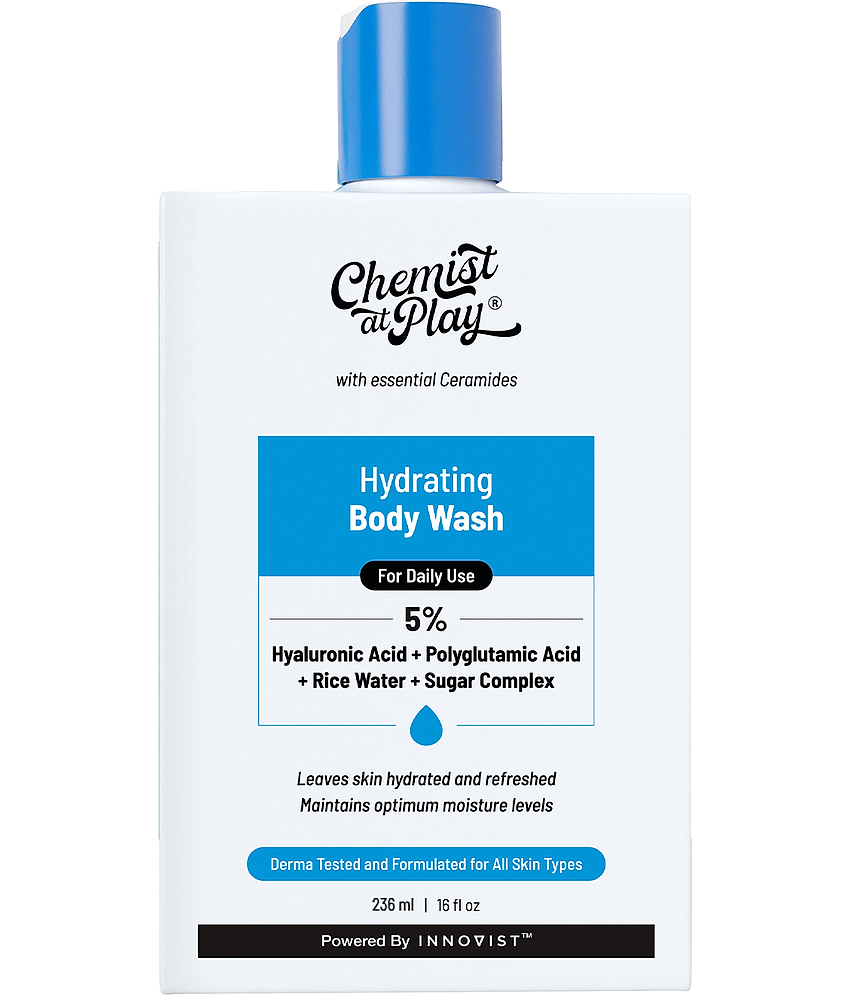 Chemist At Play Hydrating Shower Gel Hyaluronic Acid Body Wash For Daily Use, 236ml (Pack of 1)