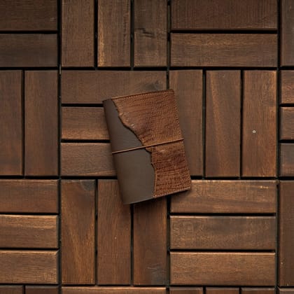 RS // Coco Brown w/ Tan Stripes Pocket TN Journal Cover - Passport