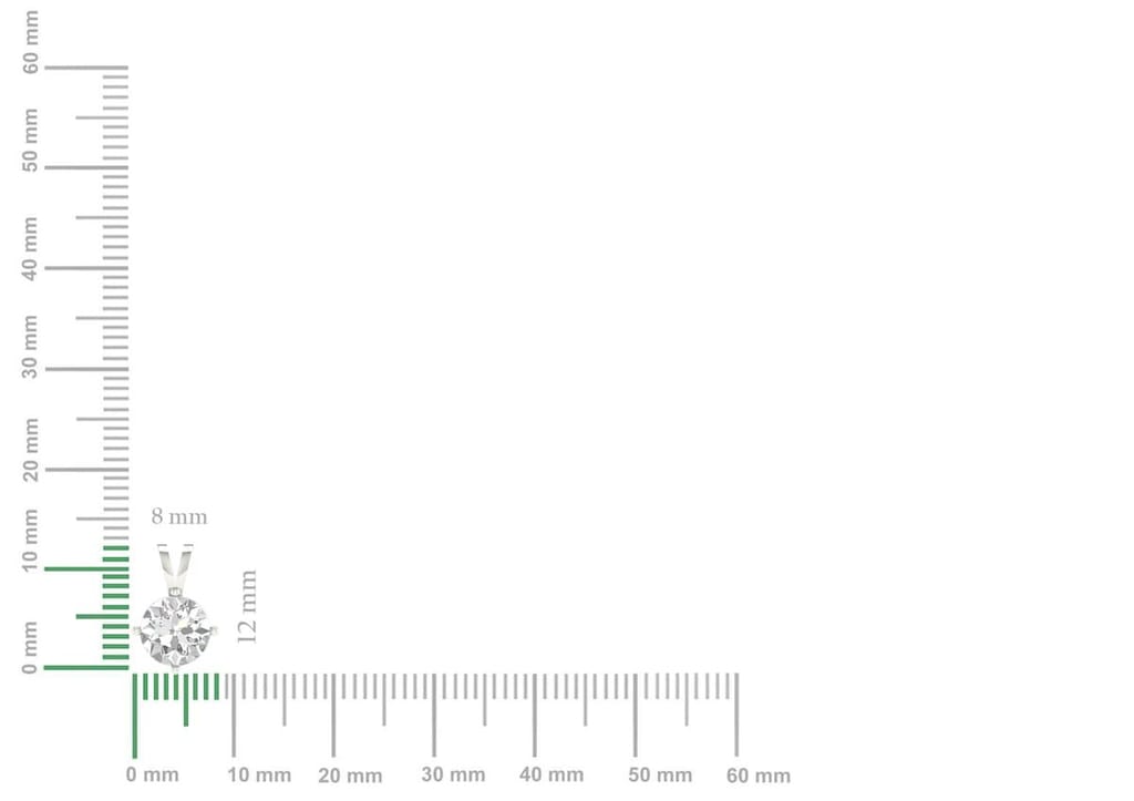 Classic Round Solitaire Necklace