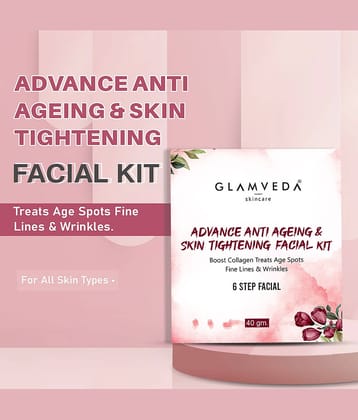 Glamveda Skin Tightening 3 Times Use Facial Kit For All Skin Type Aloe Vera 40 ( Pack of 1 )
