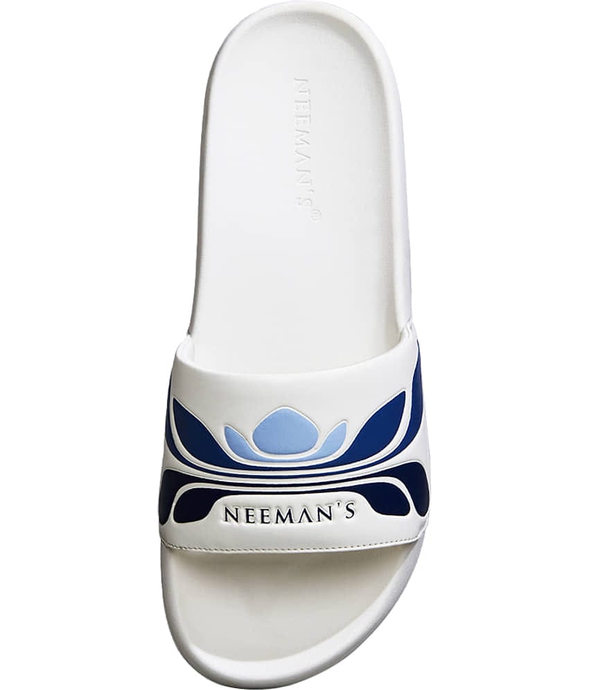 Neemans White Men's Slide Flip Flop