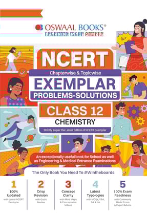Oswaal Books NCERT Exampler Problem -Solution Class 12 Chemistry Paperback [Paperback] Oswaal Books & Learning Pvt.Ltd.