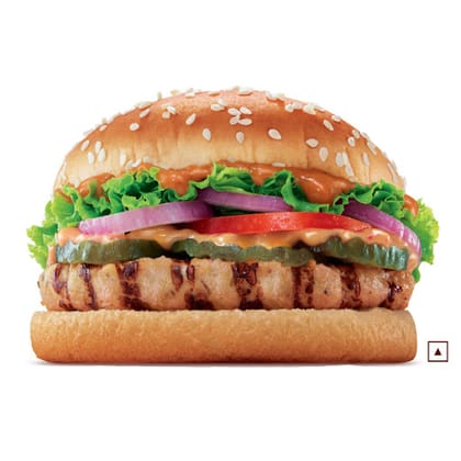 Flame Grilled Chicken Whopper Deluxe.