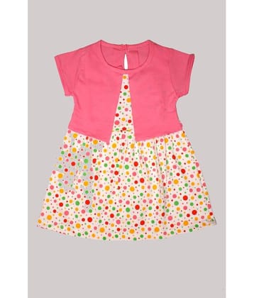 TRITI Cotton Frock For Girls ( Pack of 1 , Blue )