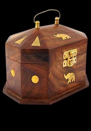 Solid Wood Jewelry Box for Women