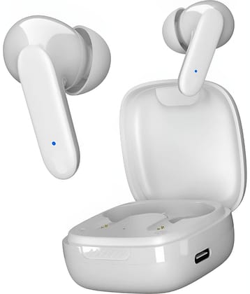 COREGENIX Buds Prima Bluetooth True Wireless (TWS) In Ear 20 Hours Playback Low Latency IPX4(Splash & Sweat Proof) White