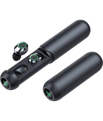 VERONIC BQ40 PULL OUT Design Bluetooth True Wireless (TWS) In Ear 24 Hours Playback Low Latency IPX4(Splash & Sweat Proof) Black