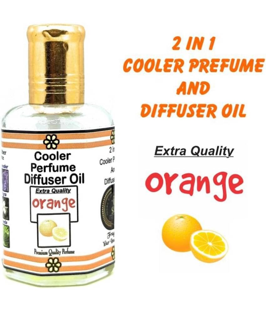INDRA SUGANDH BHANDAR - Orange Aroma Pure, Natural and Undiluted With Free Dropper 25ml Pack Multipurpose Cooler Perfume Diffuser Oil 25ml