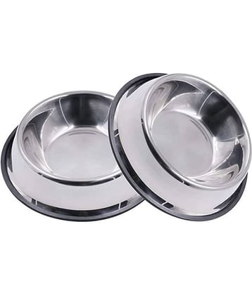 Stainless Steel Dog Feeding Bowl- 300ml (Buy 1 Get 1 Free)