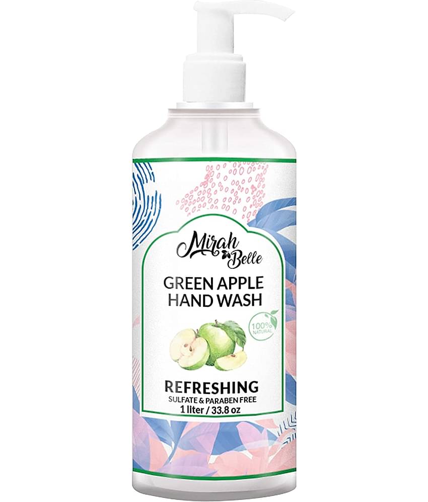 Mirah Belle - Green Apple Antibacterial Hand Wash 1000 mL (Pack of 1)