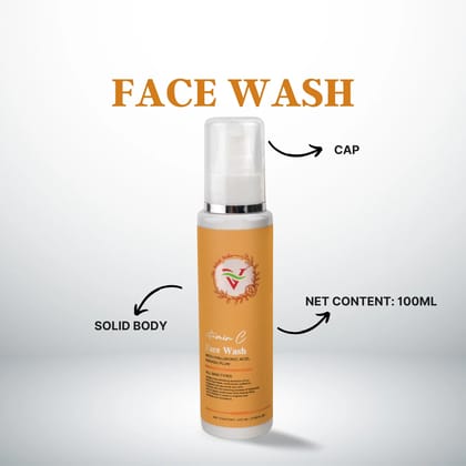 The Velvet Veils Vitamin C Face Wash 100 ML