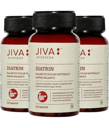 Jiva Diatrin Tablets For Diabeties -120 Nos(Pack of 3)