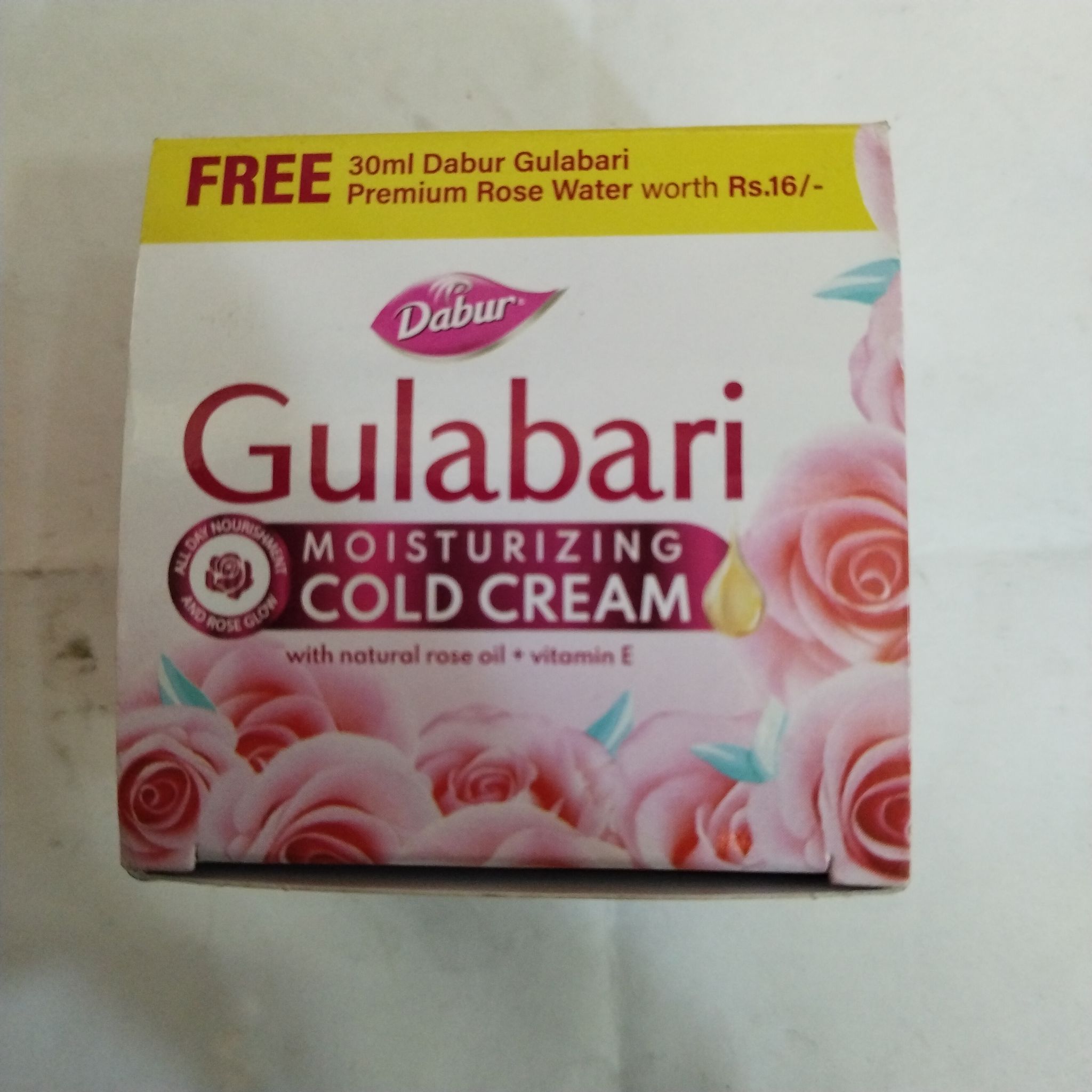 Dabur Gulabari Moisturizing Cold cream With natural rose oil + vitamin e 