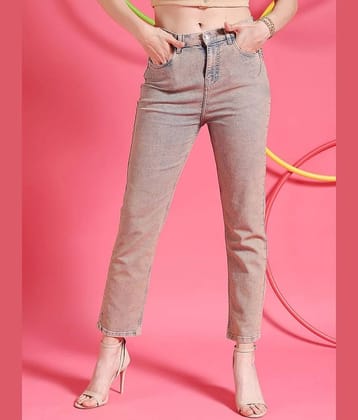 Freehand - Blue Cotton Blend Straight Fit Womens Jeans ( Pack of 1 ) - None