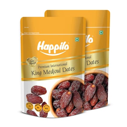Happilo Premium International King Medjoul Dates 200g (Pack of 2)