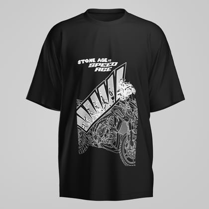 Evolution - Oversized Tshirt - Black
