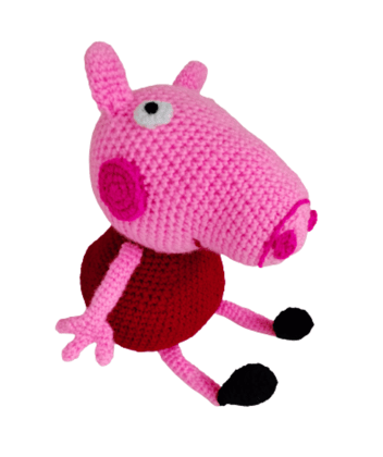 Playful Piggy Stuffed Crochet Toy Playful Piggy Stuffed Crochet Toy