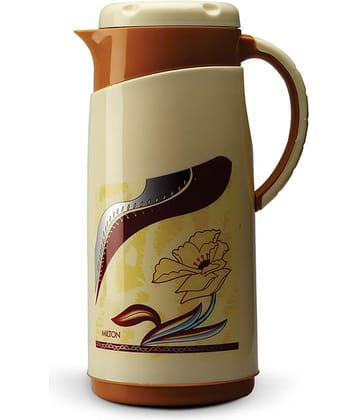Milton Viva Tuff 1500 Insulated Inner Stainless Steel Jug, 1.35 Litre, 1 Piece, Dark Brown | BPA Free | Hot and Cold | Easy to Carry | Leak Proof | Tea Jug | Coffee Jug | Water Jug | Hot Beverages
