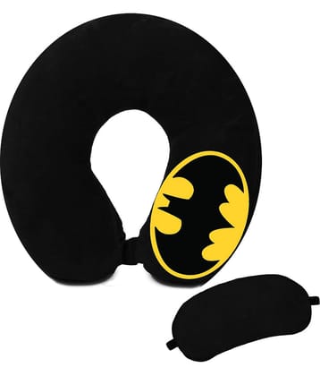 JUZZII Black Neck Pillow,Eye Shade ( Pack of 2 )