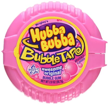Wrigley's Hubba Bubba Awesome Original Bubble Tape Pouch, 56 gm