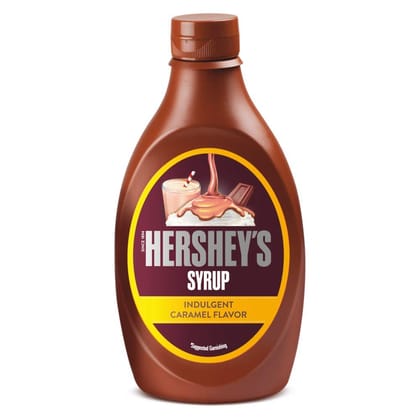 HERSHEY'S Caramel Flavored Syrup | Delicious Caramel Flavor | 623 Gm Bottle