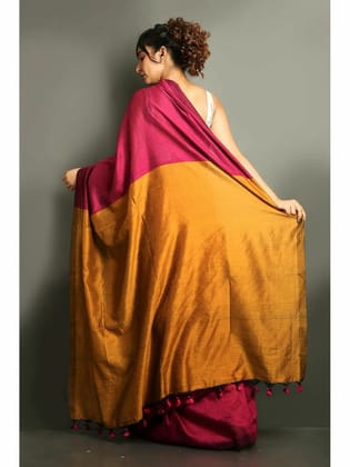 Best Selling Premium QualitySpace contrast blouse saree