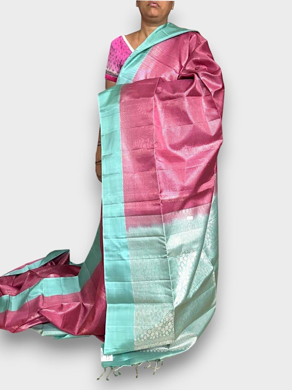Pink Soft Silk Saree