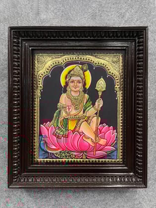 Lotus Murugar Embossed  - With Frame 18 x 15