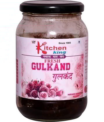 Kitchen King Since-1985 (Without Oil) Homemade Rajasthani GULKAND GULAB | Traditional Marwadi Rajasthani Flavor Pickle 500 g