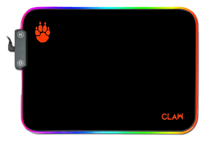 Refurbished CLAW Slide Wired Gaming RGB Mousepad (Large)