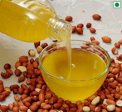 Fudonik Wood Pressed Groundnut Oil / Peanut Oil (1L) | Cold Pressed & Natural | Heart Healthy Cooking